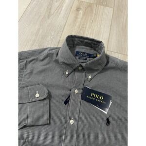 Polo Ralph Lauren Classic Fit Mens Button Down Shirt Gingham Check Size Small